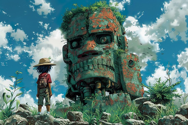 Free ai generated iron giant iron illustration