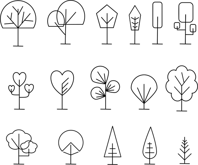 Træ, Natur, Landskab, Enkel, Moderne