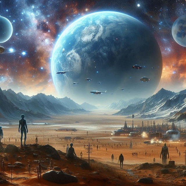 Ai Generert, Galaksen, Univers, Stjerner