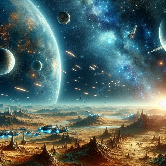 Ai Generert, Galaksen, Univers, Stjerner