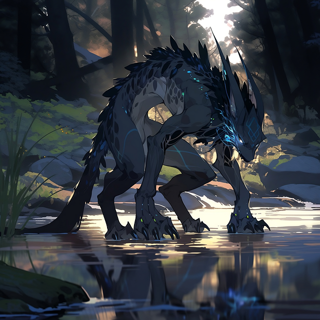 Free ai generated demon halloween illustration