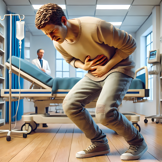 Free ai generated tummy tummy ache illustration