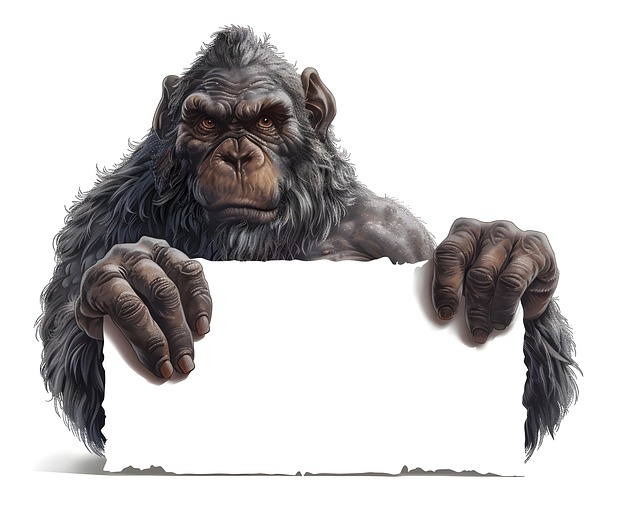 Free bigfoot sasquatch sign illustration