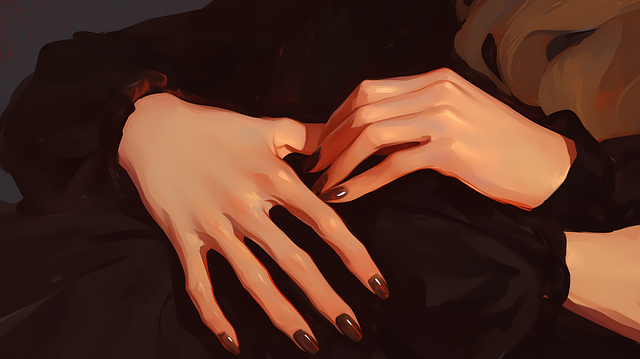 Free ai generated hands woman illustration