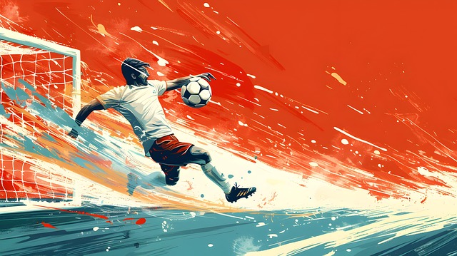Free ai generated soccer player illustration