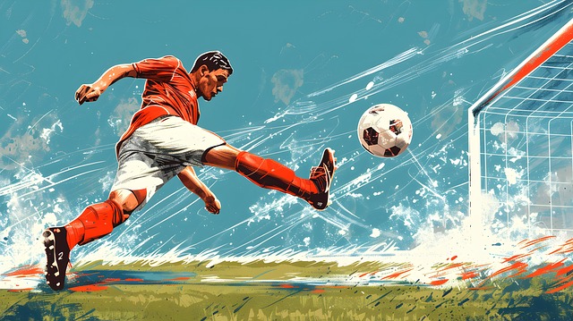 Free ai generated soccer player illustration