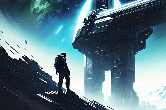 Free ai generated space astronaut illustration