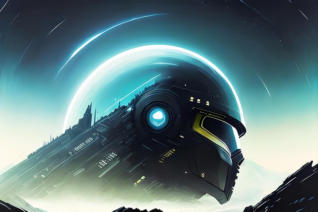 Free ai generated space robot illustration