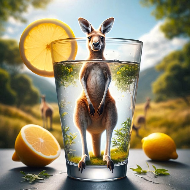 Free ai generated kangaroo nature illustration