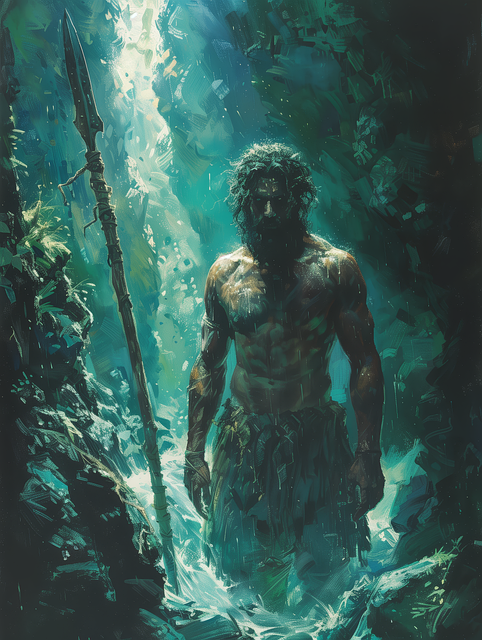 Homem, Pintura, Retrato, Pagão