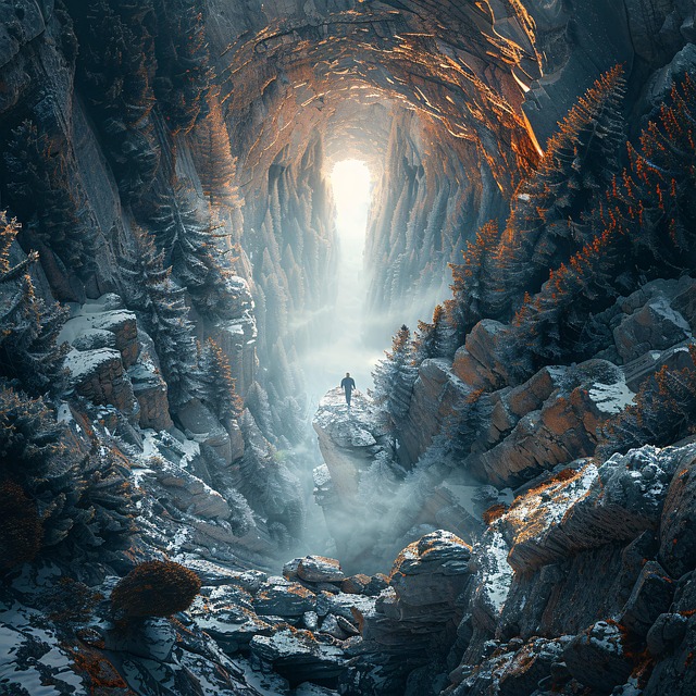 Free ai generated mountain man illustration