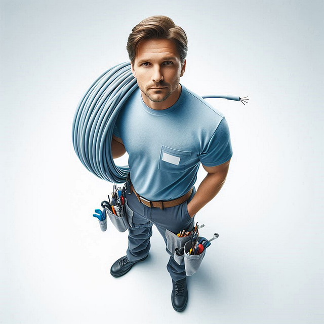 Download free HD stock image of Ai Generated Man Free ai generated man handyman illustration