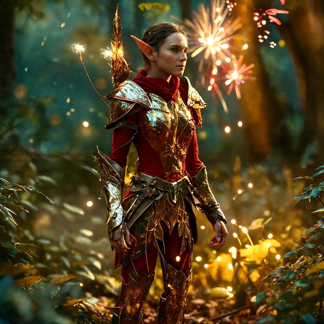 Download free HD stock image of Ai Generated Elf Free ai generated elf princess illustration