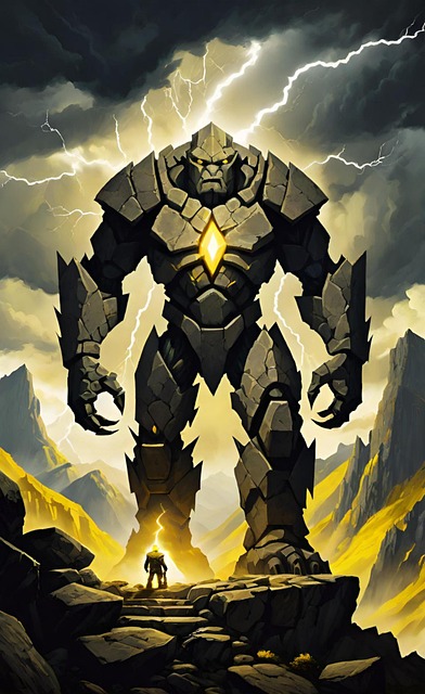 Free golem giant gigantic illustration