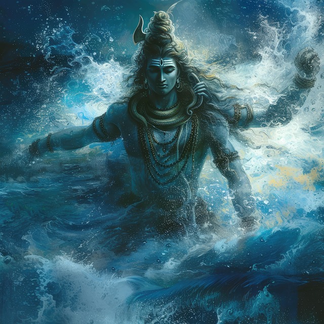 Free shiva illustration hindu god indian art illustration