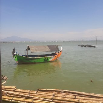 Landschap, Water, Zee, Dok, Bamboe