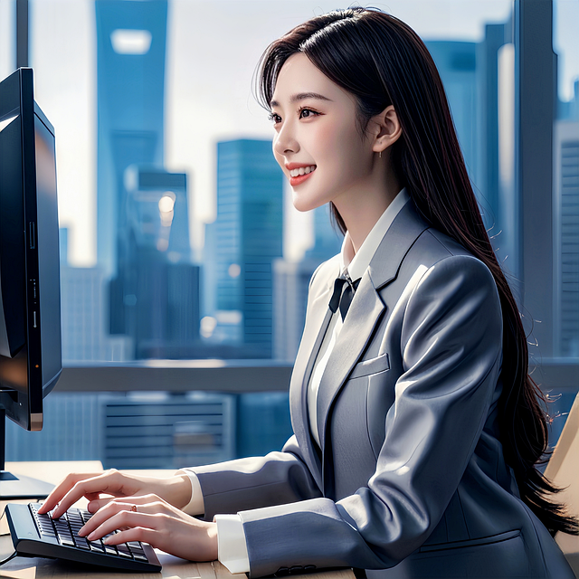 Free ai generated woman computer illustration
