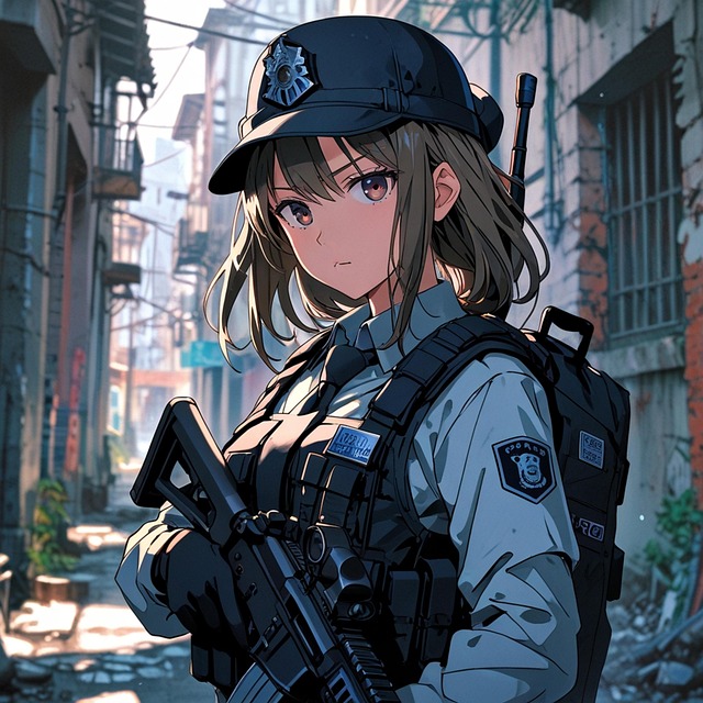 Free police officer police special forces illustration
