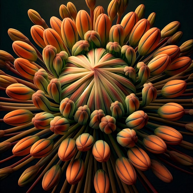 Ai Generiert, Blume, Orange, Gerbera