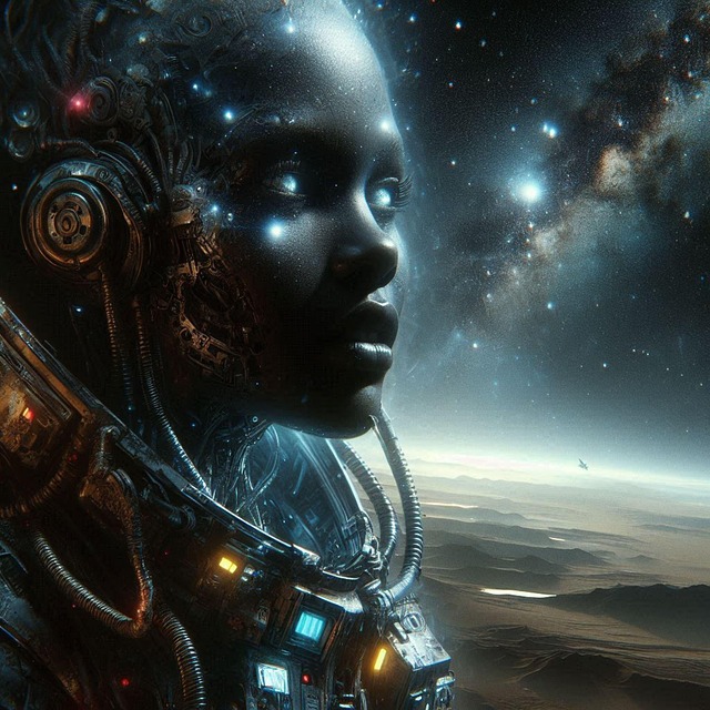 Free astronaut deep space space illustration