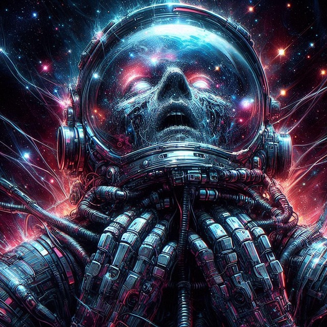Free astronaut deep space space illustration