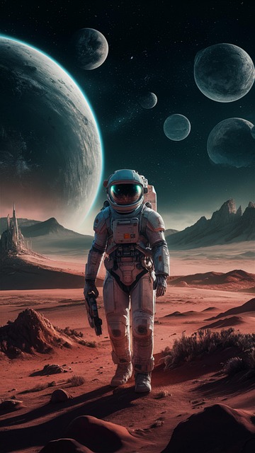 Ai Generiert, Astronaut, Universum, Raum