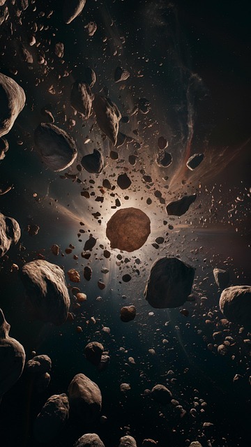 Free sun meteor space illustration