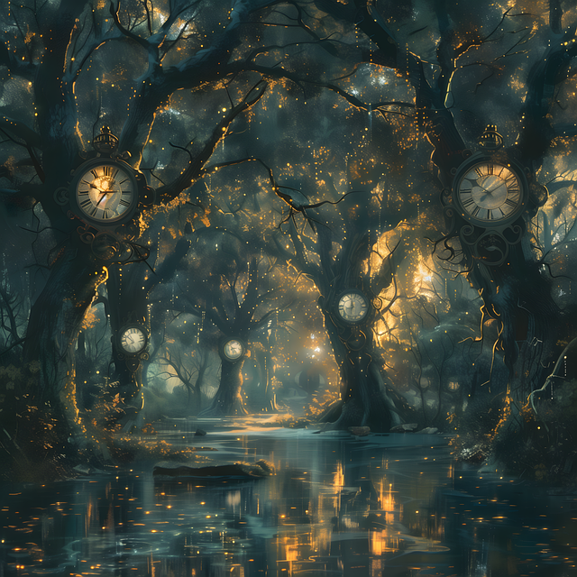 Free tree woods fiction illustration