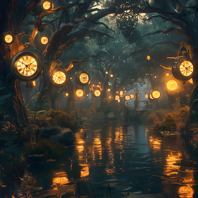 Free tree time fiction illustration