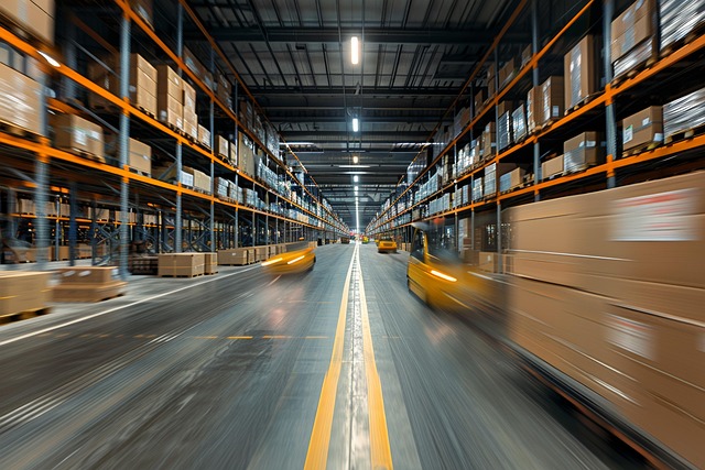 Download free HD stock image of Warehouse Logistics Free warehouse logistics shipping illustration