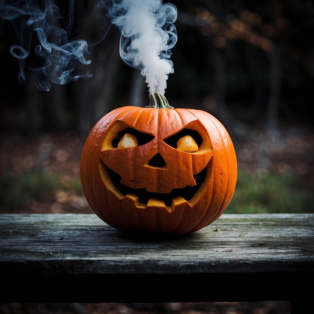 Free pumpkin squash halloween illustration