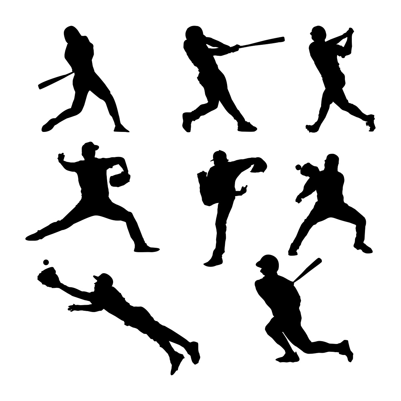 Baseball Pemain Tembakan Bisbol - Gambar gratis di Pixabay