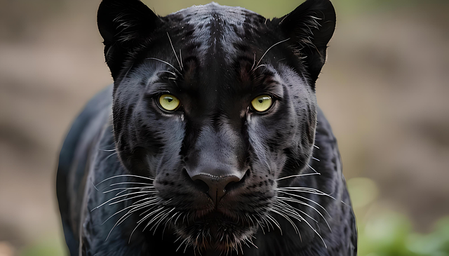 Free ai generated panther big cat illustration