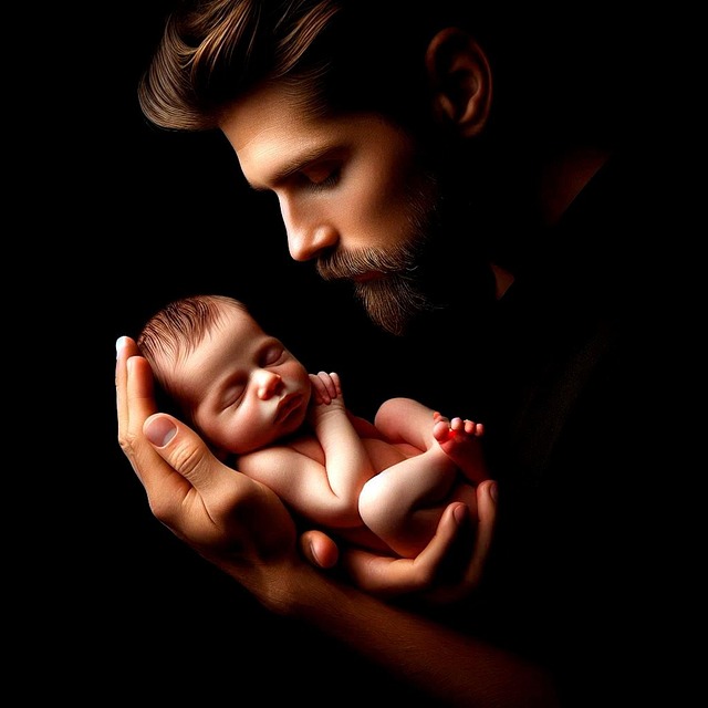 Free father baby child illustration