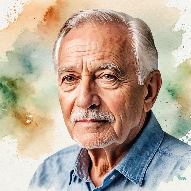 Download free HD stock image of Ai Generated Man Free ai generated man portrait illustration