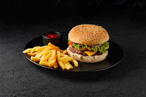 Fastfood, Fad, Burger, Bøf, Hamburger