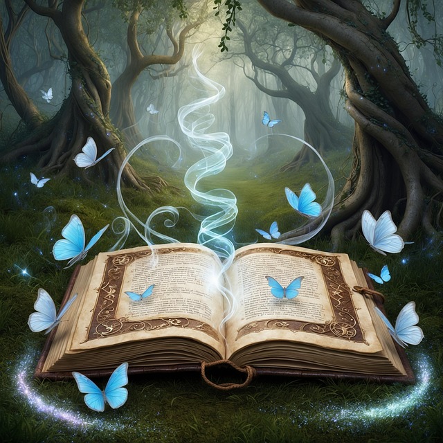 Free book butterflies study illustration