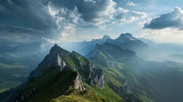 Ai Generiert, Berglandschaft