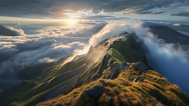 Ai Generiert, Berglandschaft