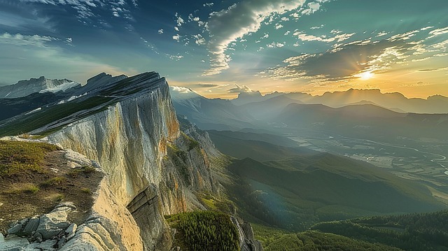 Ai Generiert, Berglandschaft