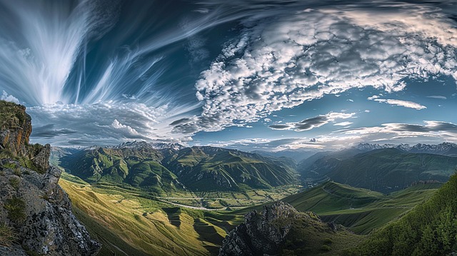 Ai Generiert, Berglandschaft