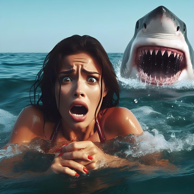 Free woman danger nature illustration