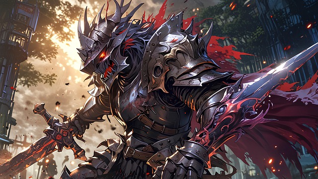 Free villain city dragon illustration