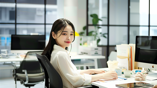 Free ai generated office modern office illustration