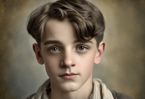 Free Portrait Boy illustration and picture