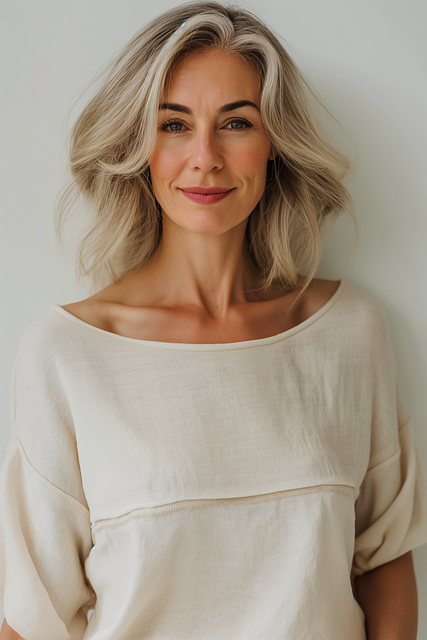 Free ai generated older woman illustration