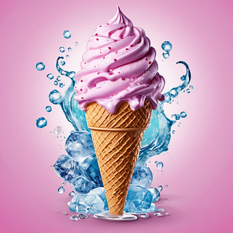 Free Ai Generated Ice Cream illustration and picture