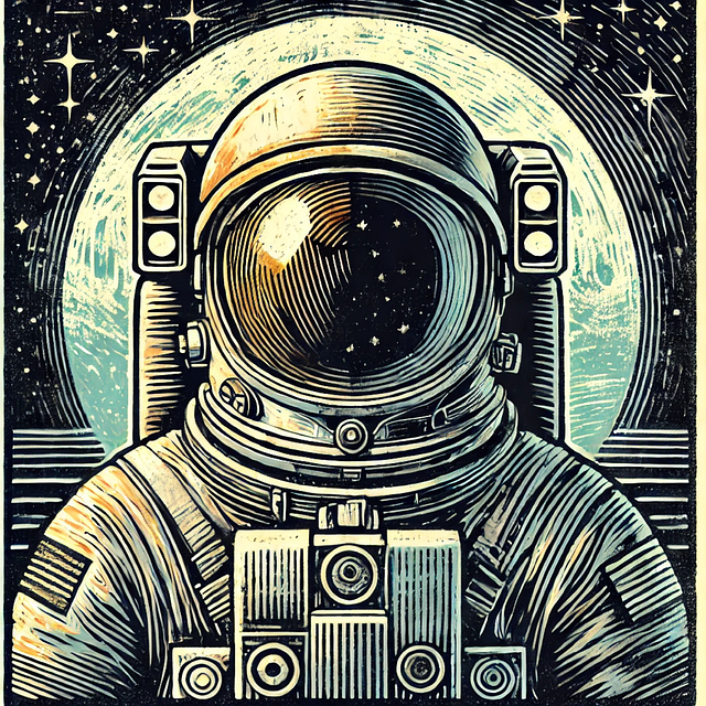 Free ai generated astronaut space illustration