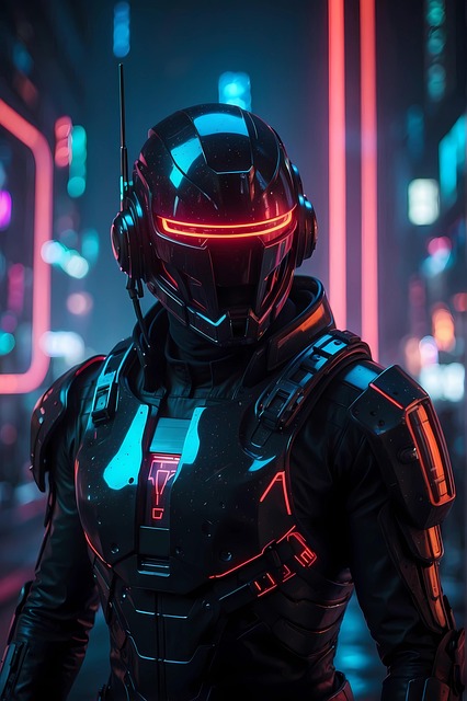Free ai generated robot future illustration