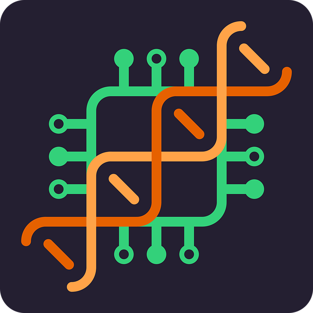 Free biotechnology science dna illustration
